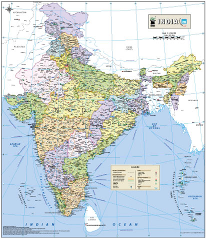 Download free map of india